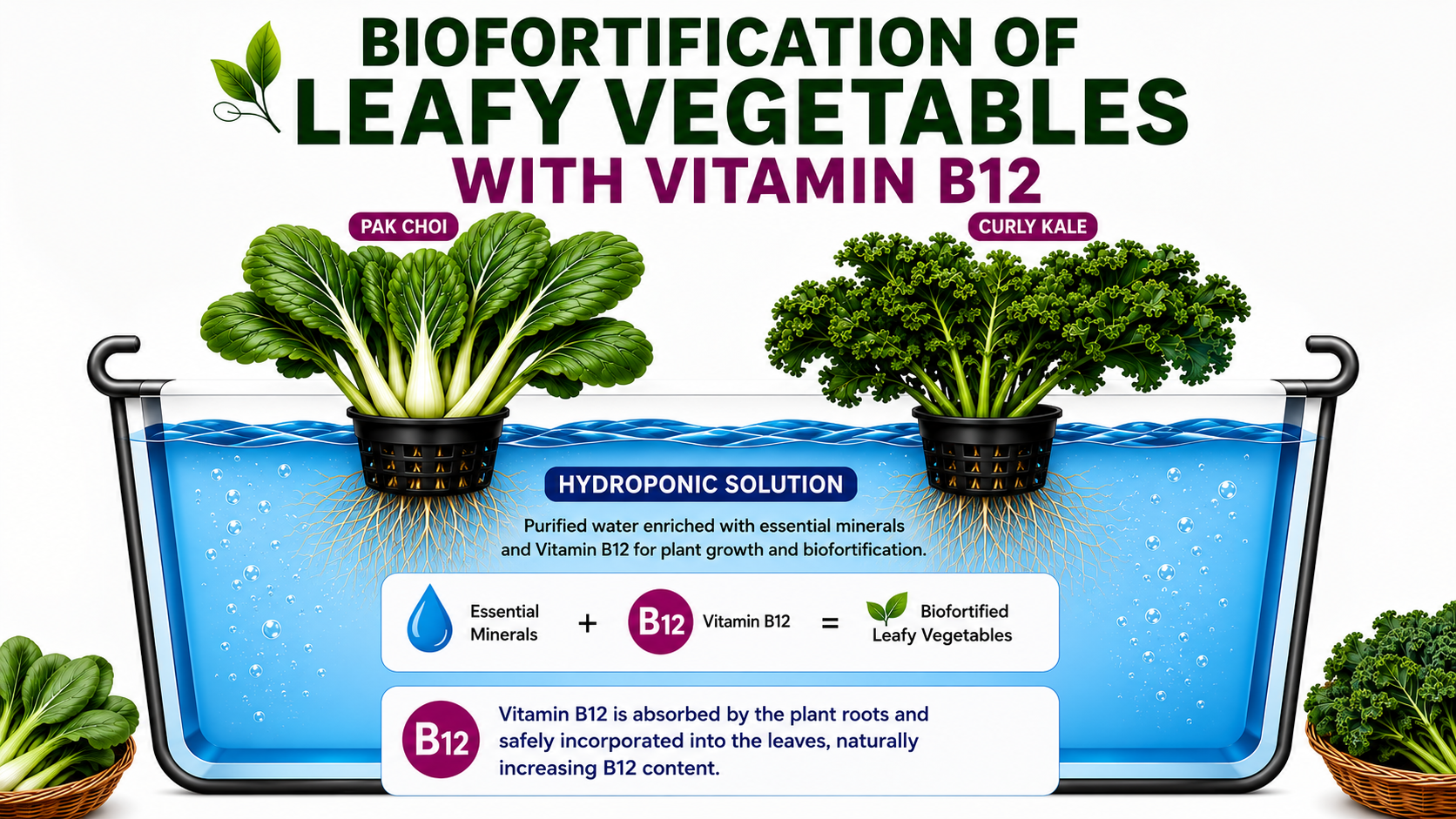 biofortification of leafy vegetables with vitamin b12